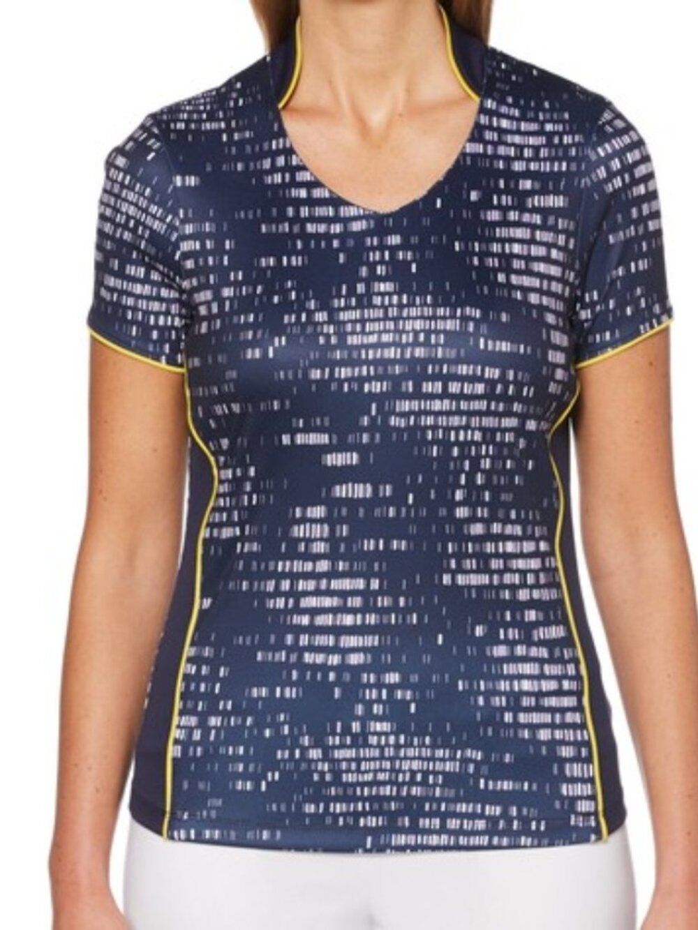 PGA TOUR Womens Printed Golf Polo